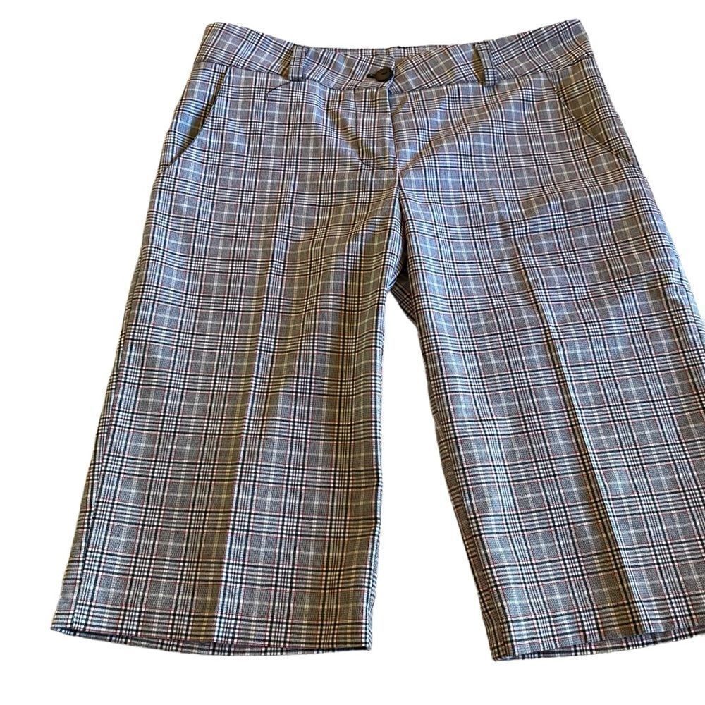 EUC Tattersall Pattern Bermuda Shorts